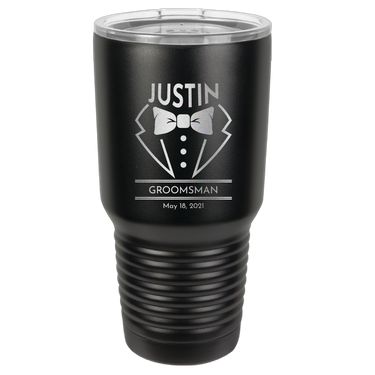 Engraved Best Man Tumbler - Personalized Gift